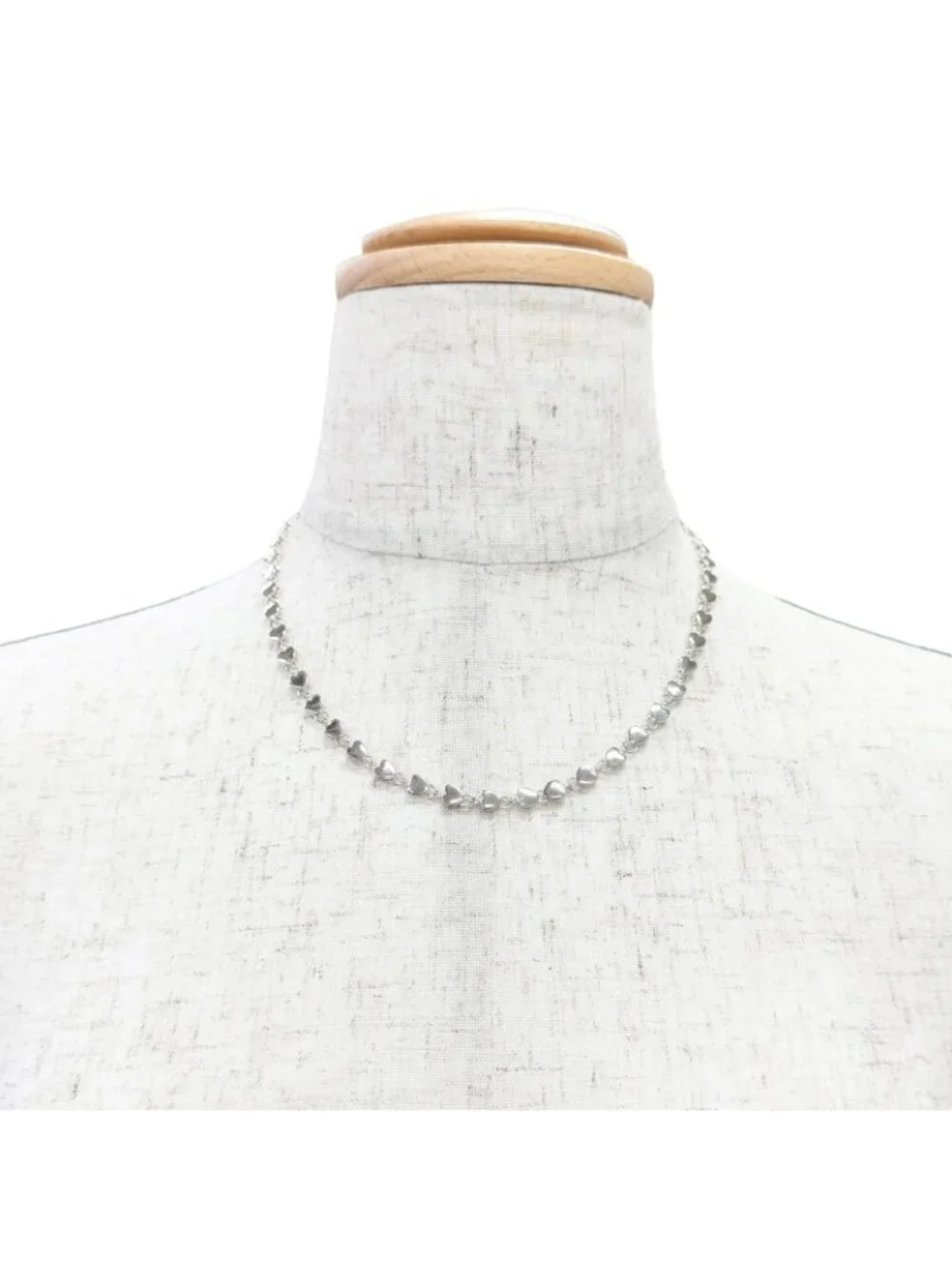 Tiffany & Co Vintage Puff Heart Necklace 925 Sterling Silver